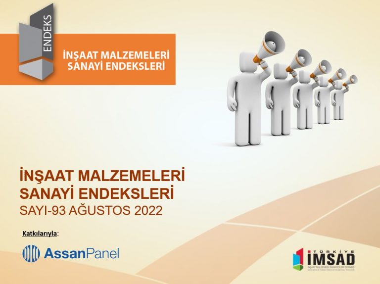 TÜRKİYE İMSAD İNŞAAT MALZEMELERİ SANAYİ BİLEŞİK ENDEKSİ SONUÇLARI AÇIKLANDI