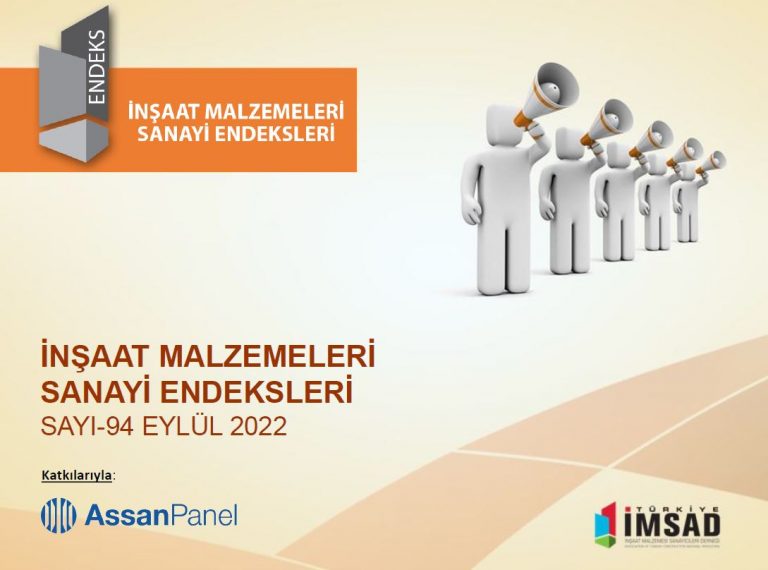 TÜRKİYE İMSAD İNŞAAT MALZEMELERİ SANAYİ BİLEŞİK ENDEKSİ SONUÇLARI AÇIKLANDI