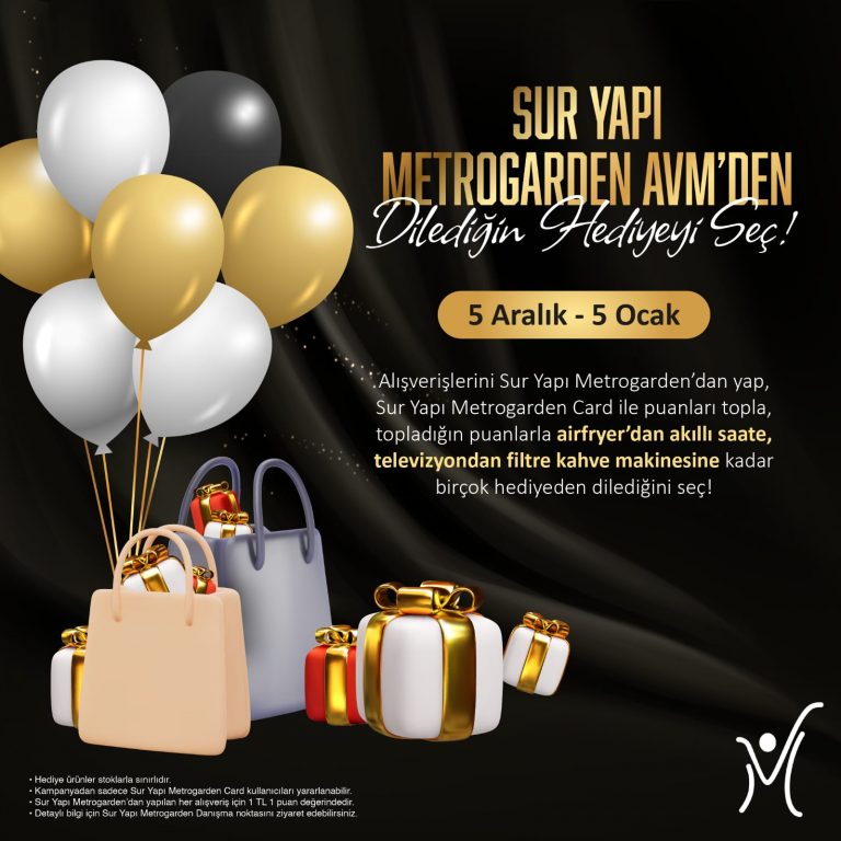 Sur Yapı Metrogarden’da Hediye Şenliği başladı