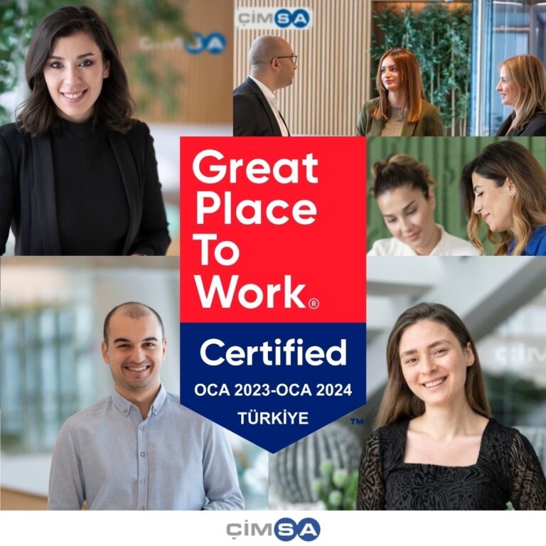Çimsa’ya Great Place to Work Sertifikası