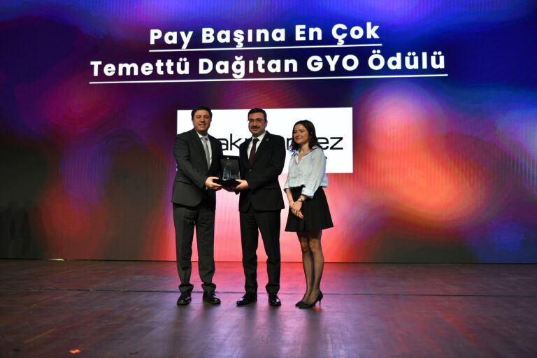 GYODER 18. Gayrimenkul Zirvesi’nde Akmerkez GYO’ya Ödül