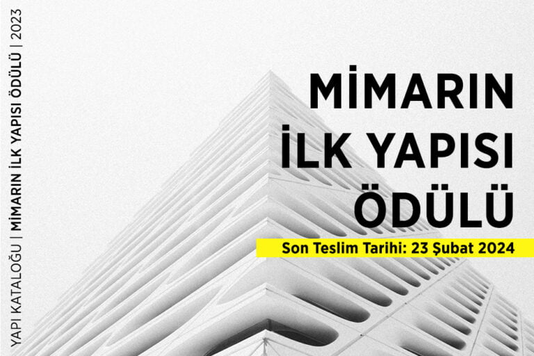 “Yapı Kataloğu Mimarlık Ödülleri 2023” Mimarları Yarışmaya Davet Ediyor!