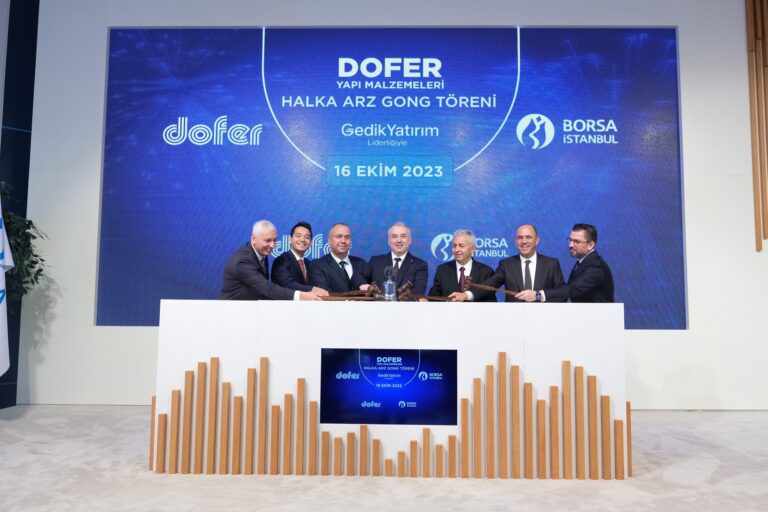 Borsa İstanbul’da gong Dofer Yapı için çaldı