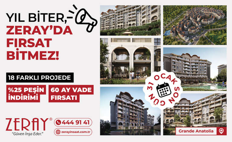 ZERAY GELENEKSEL YIL SONU KAMPANYASI YOĞUN TALEP ÜZERİNE OCAK AYINDA DA DEVAM EDİYOR!