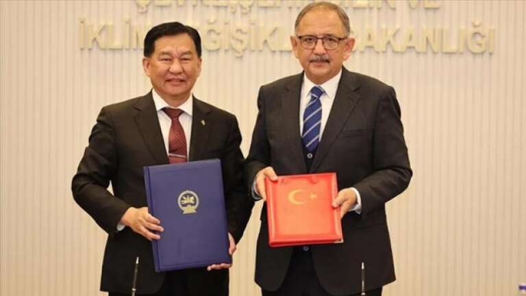 Moğolistan ile Türkiye arasında konut alanında mutabakat zaptı imzalandı