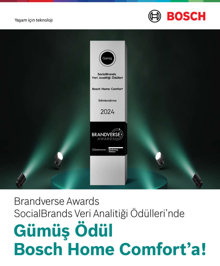 Bosch Home Comfort’a Brandverse Awards’tan ‘Gümüş’ Ödül