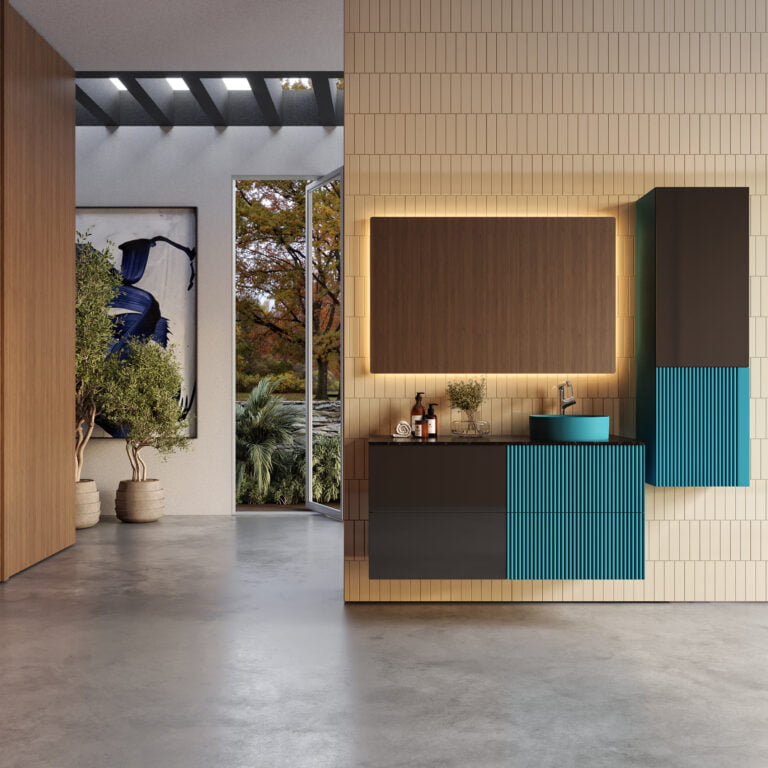 Fonksiyonelliği İkili Çizgisiyle Buluşturan Duo Banyo Dolabı