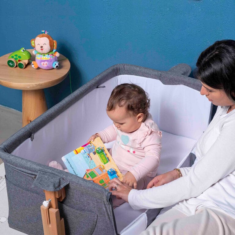 Çilek Mobilya’nın yeni Sallanır Anne Yanı Beşiği ile bebeklere huzur, annelere konfor!