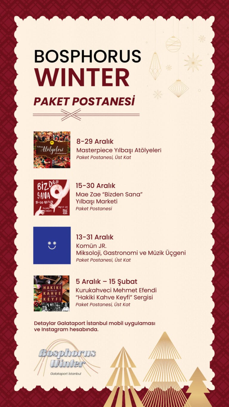 GALATAPORT İSTANBUL “BOSPHORUS WINTER” KONSEPTİYLE YENİ YILI KARŞILIYOR