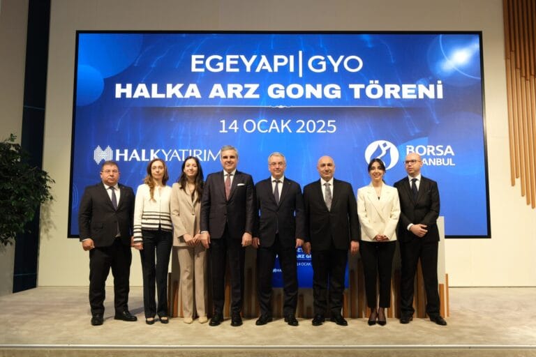 Borsa İstanbul’da yılın ilk halka arzı için gong, EgeYapı Avrupa GYO adına çaldı