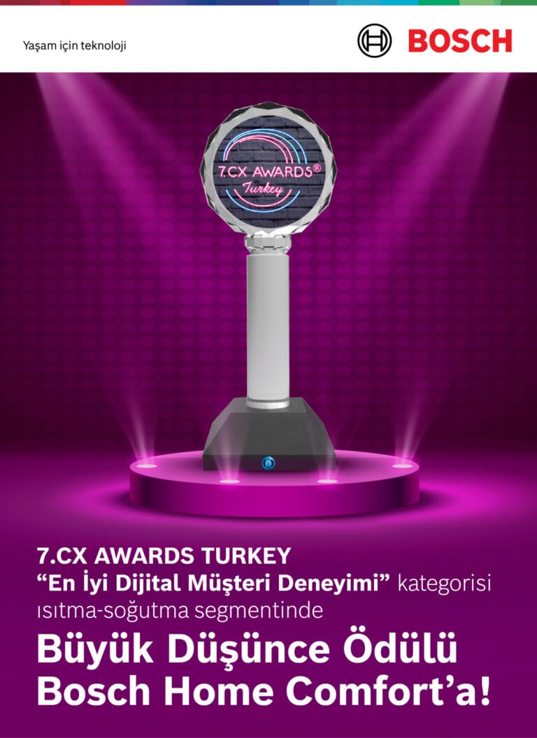 Bosch Home Comfort’a The ONE Awards’ta ‘Yılın İtibarlısı’ Ödülü