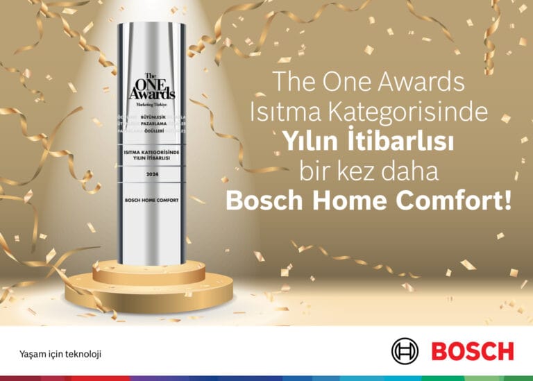 Bosch Home Comfort’a The ONE Awards’ta ‘Yılın İtibarlısı’ Ödülü