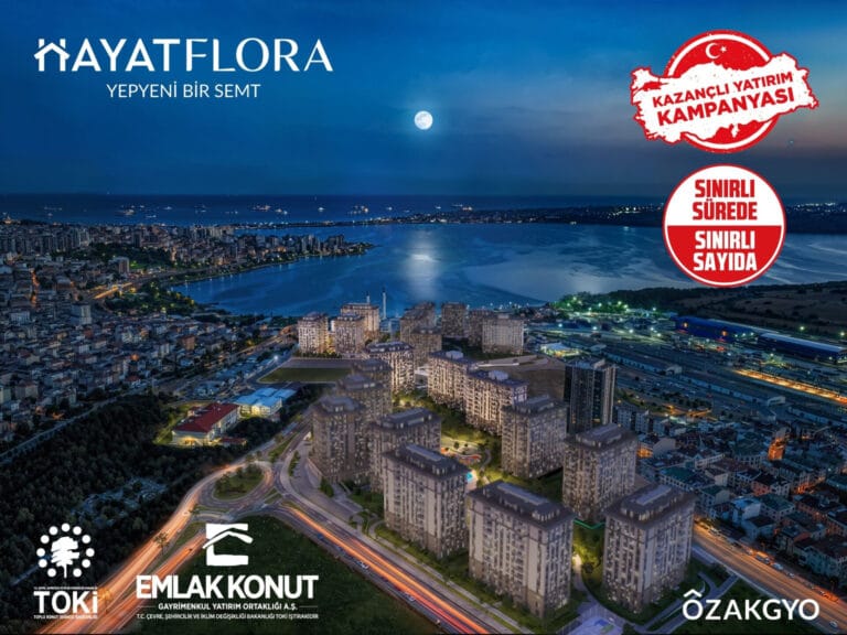 ÖZAK GYO YEPYENİ BİR SEMT KURUYOR! Hayat Flora!