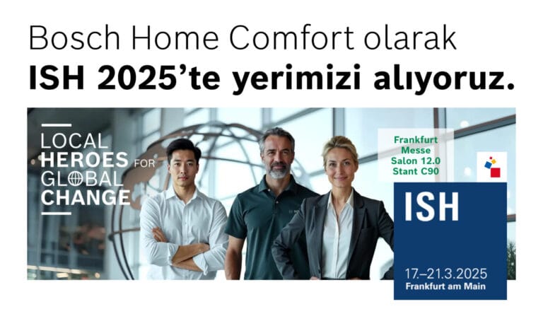 Bosch Home Comfort, ISH 2025’te yerini alıyor