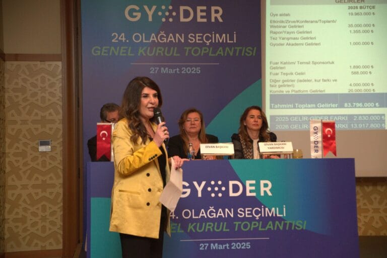 GYODER Başkanlığına yeniden Neşecan Çekici seçildi