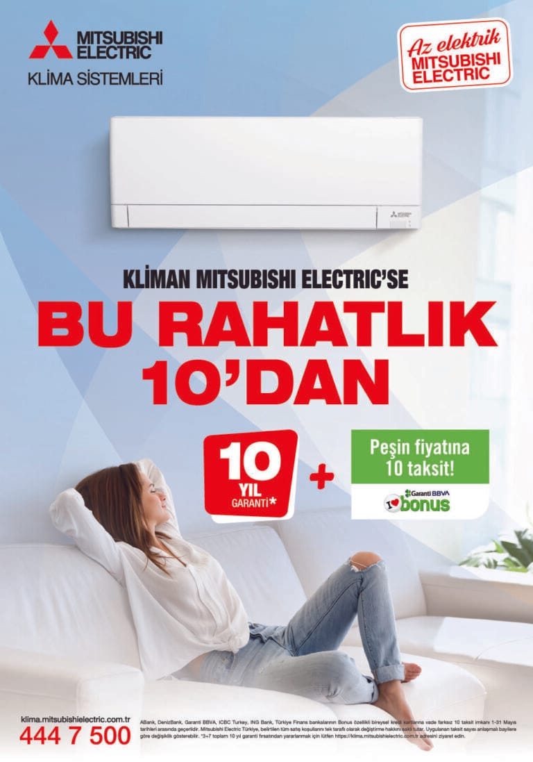 Mitsubishi Electric’in “Bu Rahatlık 10’dan” Kampanyası ile Uzun Ömürlü Konforun Keyfini Çıkarın