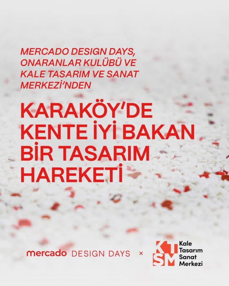 Kale Tasarım ve Sanat Merkezi’nden Kentle Temas Eden Tasarım İş Birliği