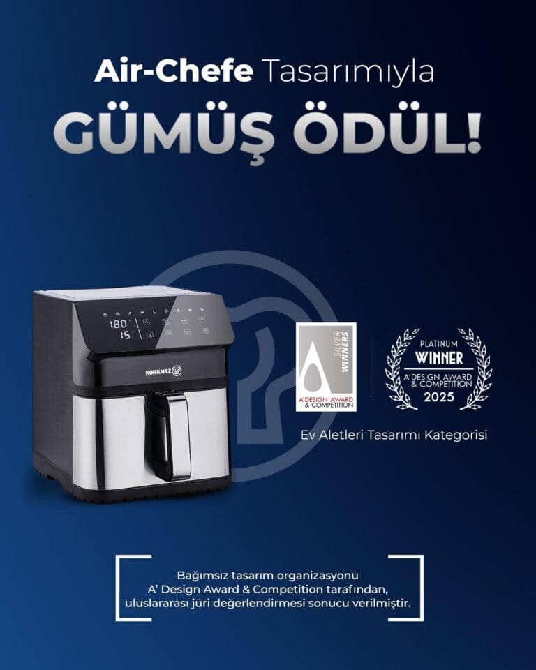 Korkmaz’a A’ Design Award’dan 2 prestijli ödül