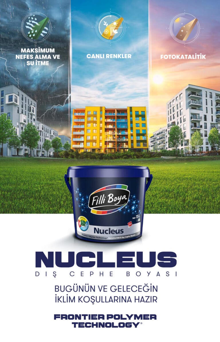 Yenileme Sezonunda Binaların Dış Cephesine Filli Boya’dan Nucleus Dokunuşu