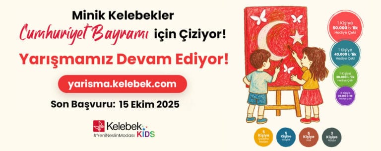 Kelebek Mobilya 7. Geleneksel “Kelebek Kids Resim Yarışması” başvuruları bir kez daha uzatıldı!
