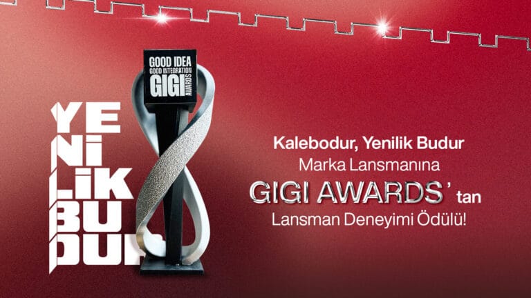 Kalebodur’un Yenilik Budur Lansmanı, GIGI AWARDS’ta En İyi Lansman Deneyimleri Arasında Yer Aldı