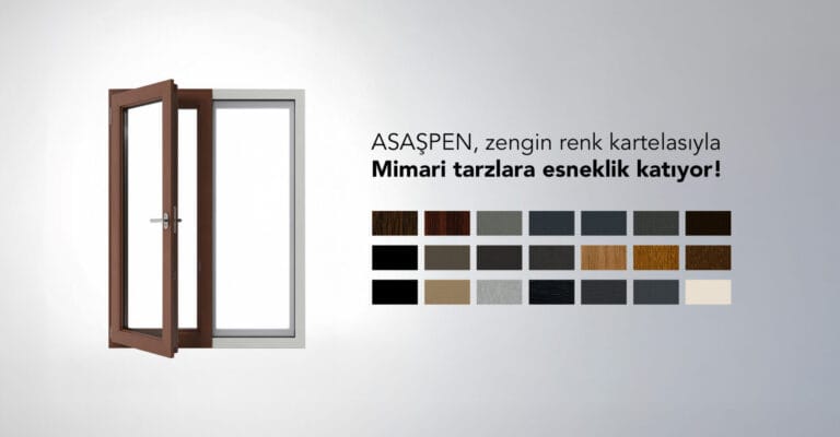 ASAŞPEN, ZENGİN RENK KARTELASIYLA MİMARİ TASARIMLARA ESNEKLİK KATIYOR