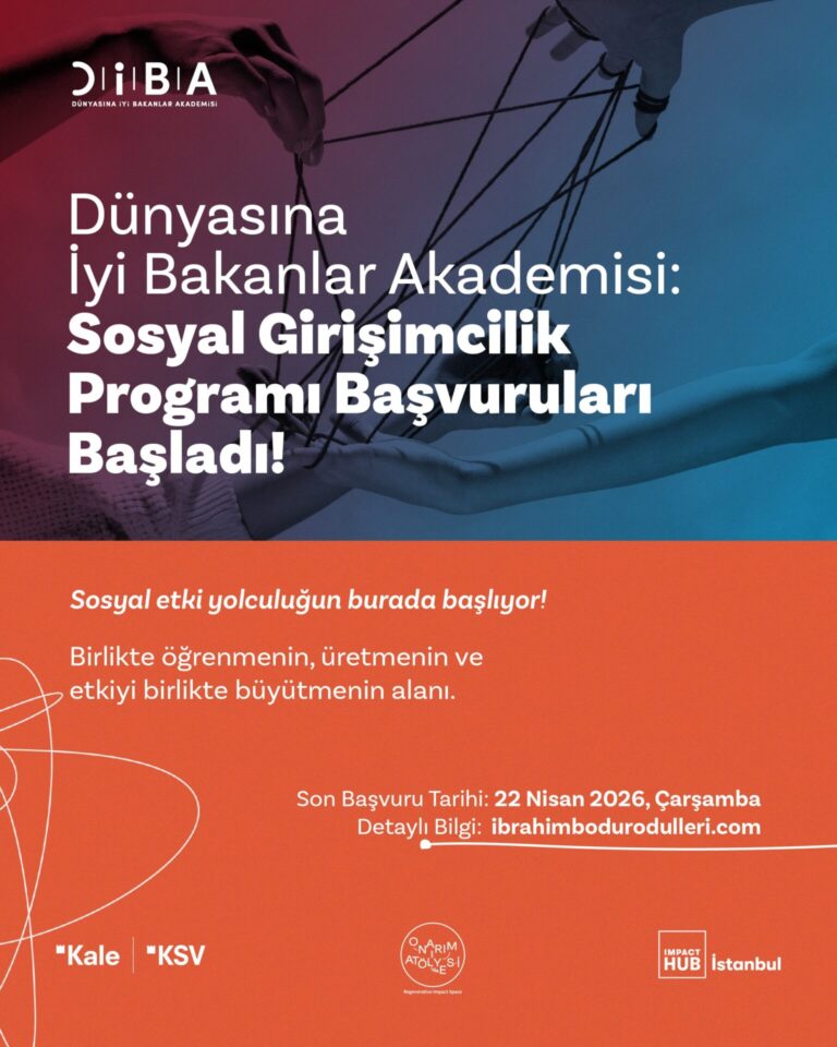 Kale Grubu’nun Dünyasına İyi Bakanlar Akademisi Sosyal Girişimcilik Programı için başvurular başladı