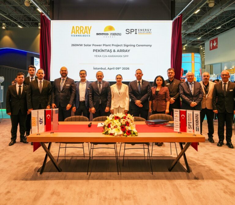 Pekintaş Group ve ARRAY, Karaman GES için güçlerini birleştirdi
