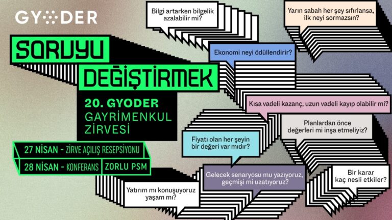GYODER 20’nci Gayrimenkul Zirvesi için gün sayıyor
