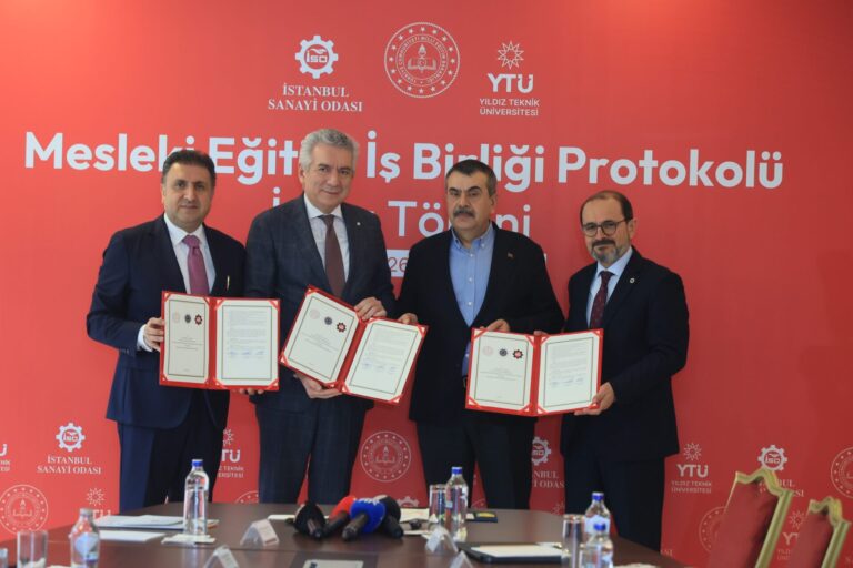 MEB, İSO ve YTÜ Arasında Mesleki Eğitimde Dev İş Birliği Protokolü