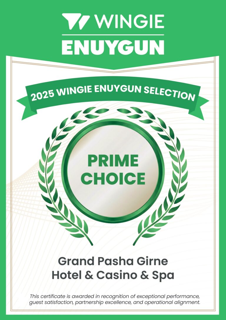 Grand Pasha Girne’ye 2025 Wingie Prime Choice Ödülü