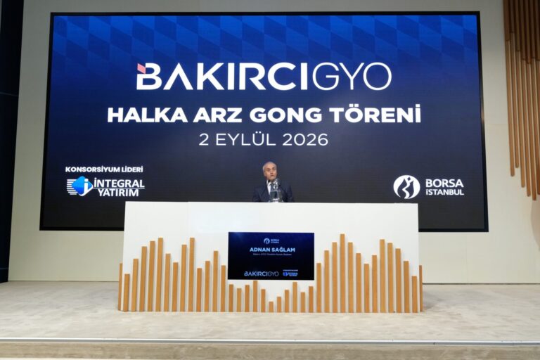 Borsa İstanbul’da gong Bakırcı GYO için çaldı